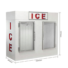 R404a بازرگاننده یخ در فضای باز نمایشگر هوا خنک کننده بستنی بازرگانی
