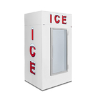 Defrost Auto Cold Wall Outdoor Ice Merchandiser شیشه ای کابینت بستنی استیل ضد زنگ