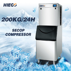 دستگاه یخ ساز اتوماتیک 200 کیلوگرمی دستگاه تقسیم یخ ساز R404a با هوا خنک