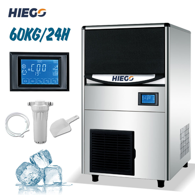 دستگاه یخ ساز تجاری مینی دستگاه یخ ساز 60 کیلوگرمی/24 ساعته برای کافی شاپ خانگی