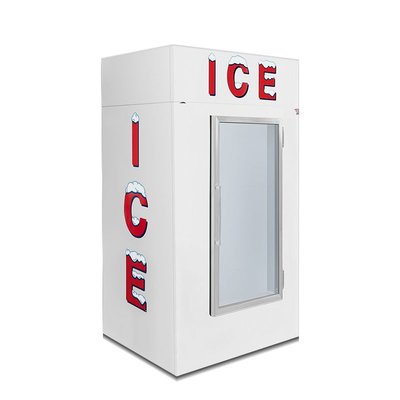 Defrost Auto Cold Wall Outdoor Ice Merchandiser شیشه ای کابینت بستنی استیل ضد زنگ