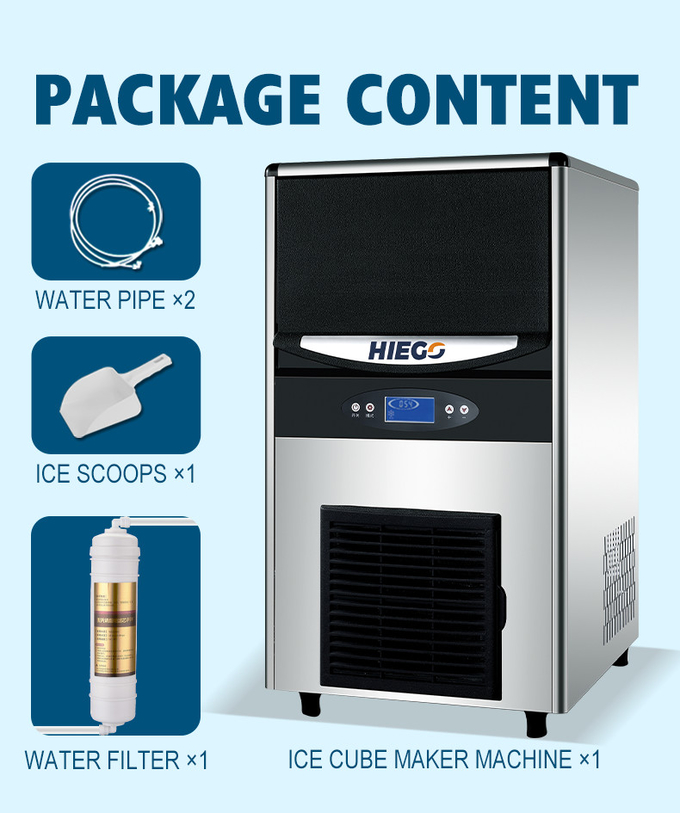 دستگاه یخ ساز مکعبی تمام اتوماتیک 30 کیلو گرمی/24 ساعته قیمت کارخانه یخ ساز 17