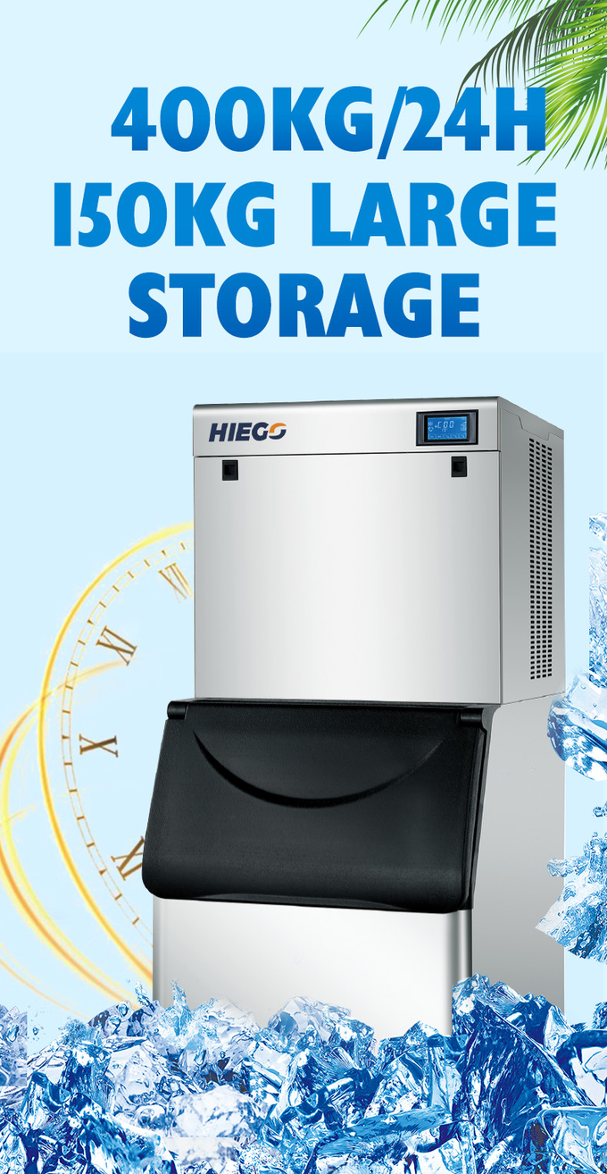 دستگاه یخ ساز 400 کیلوگرمی در روز با سیستم خنک کننده هوا و فروش یخ 6