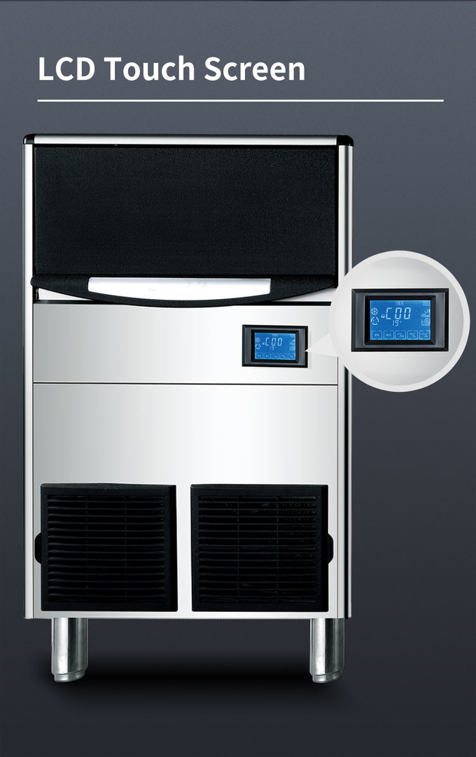 بهترین قیمت 120 کیلوگرم در روز دستگاه یخ ساز ال سی دی تجاری برای رستوران کافه بار برای فروش 8