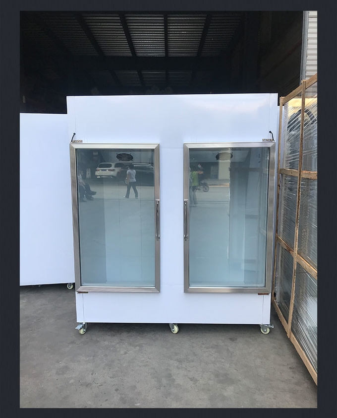 کابینت بستنی تجاری هتل آشپزخانه Ice Bag Merchandiser Freezer R404a 0