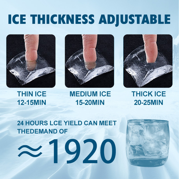 200 کیلوگرم یخ ساز هلالی بار نوشیدنی قهوه یخ ساز هوا خنک کننده 3