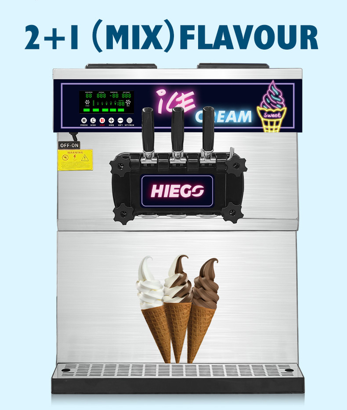 دستگاه بستنی ساز تجاری ژلاتو موبایل 36l هتلی 7